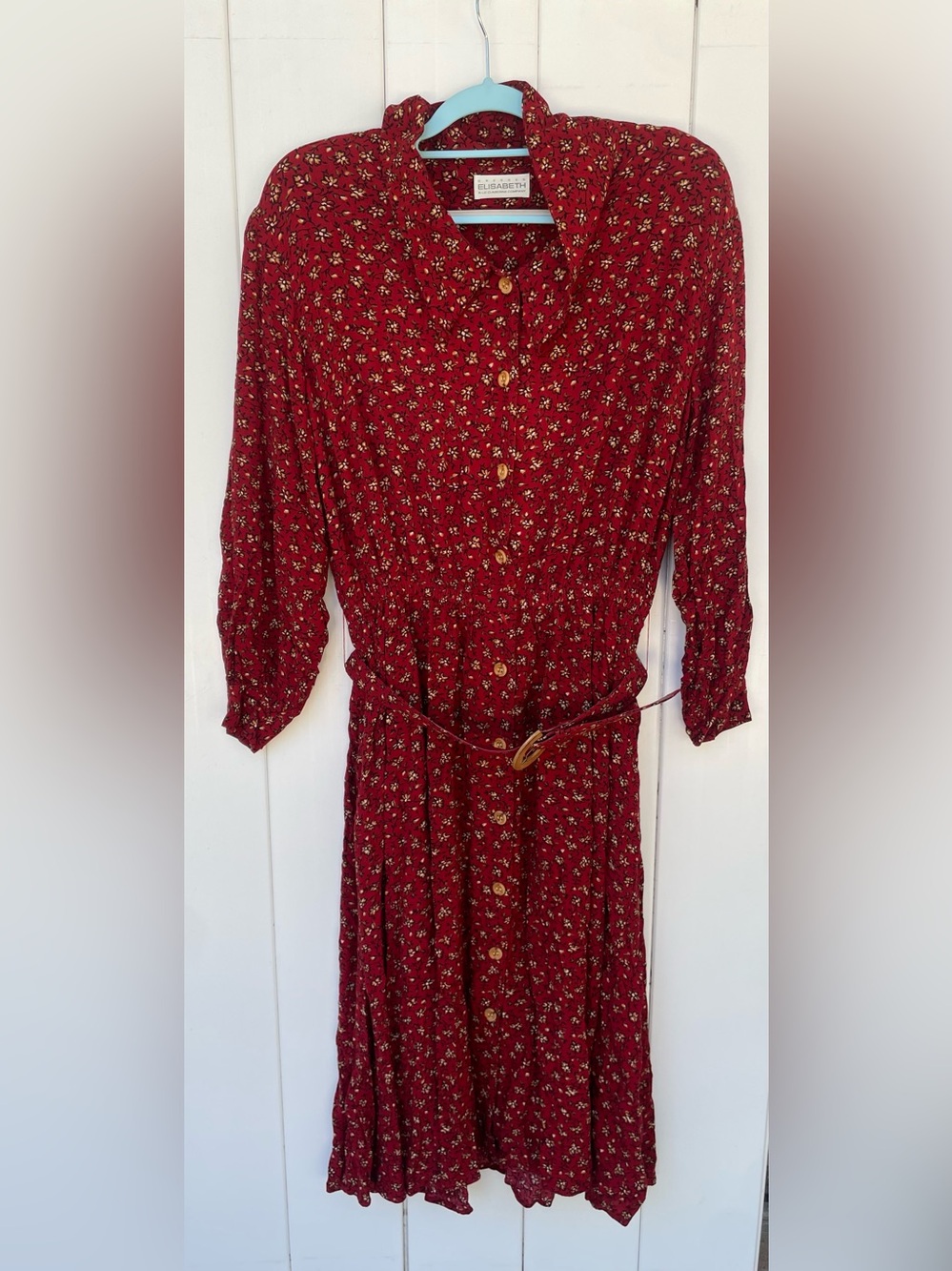 Vintage 90’s Elisabeth Liz Claiborne Maxi Floral Dress, Size 16
